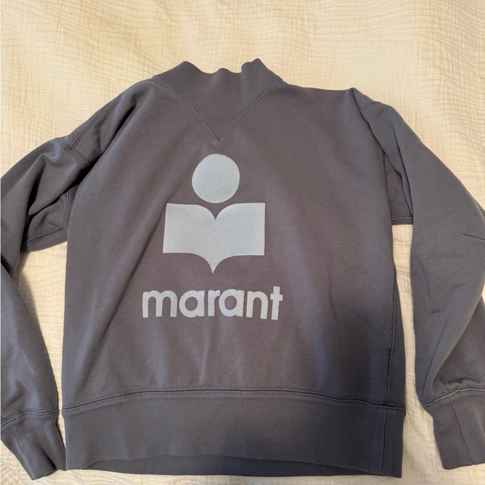 Gray Sweatshirt with Logo